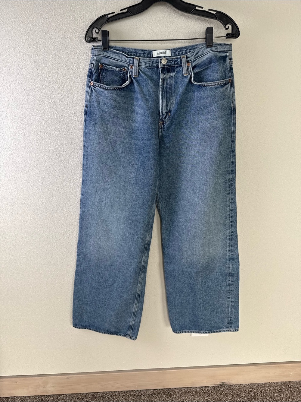 AGOLDE Keira Wide Leg Jeans Downtown Denim Casual Women’s Size 26 - Picture 3 of 13